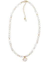 Uchi and Soto - Shinju Pearl & Shell Necklace - Lyst