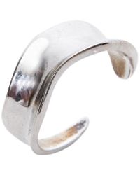 Spero London - Large Contour Stack Sterling Ring - Lyst