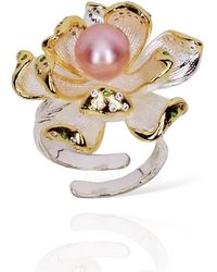 Ninemoo - Magnolia Blossom Pearl Ring - Lyst