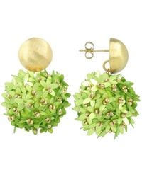 LOTT.gioielli - Lime Earrings Daisy Flower Globe L - Lyst
