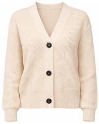 Nuvv Collection - Cotton Long-Sleeve Button Cardigan - Lyst