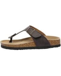 EverAu Australia - Flamingo Leather Toe Thong Sandals - Lyst
