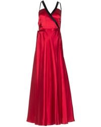 Roses Are Red - Dory Silk Dress - Lyst