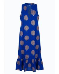 At Last - Cotton Lombock Midi Dress - Lyst