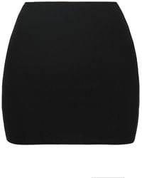 LIA ARAM - Sleek Elastic Mini Skirt - Lyst