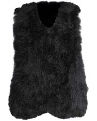 Nina Nieves - Ostrich Feather Vest - Lyst