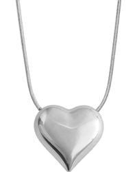 Maison De Gala - Puffy Heart Pendant Necklace - Lyst