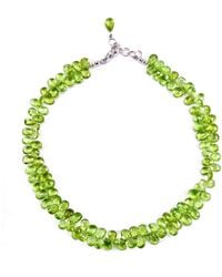 Mineralgems•Studio - Peridot Drop Choker - Lyst