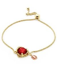 Unaloe - Coleus Vermeil Bracelet With Zirconia – Bold Adjustable Statement Jewelry - Lyst