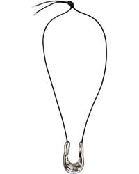 London Atelier Byproduct - Wish Bone Geometric Pendant Necklace - Lyst