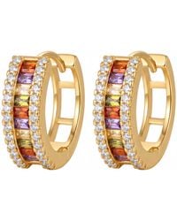LÁTELITA London - Baguette Huggie Hoop Earrings - Lyst