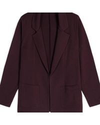 Weartwo London - Circe Soft Blazer, Burgundy - Lyst