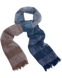 Saachi - Striped Fringed Ombre Scarf - Lyst