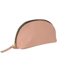 VIDA VIDA - Vida Blush Leather Make Up Bag - Lyst