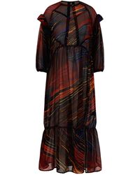 NUMBAT - Sahara Printed Sheer Midi Dress - Lyst