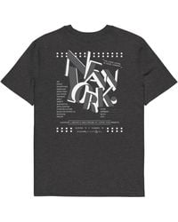 Anchor and Crew - Dark Heather Gustatory New York Coffee Scene Organic Cotton Embroidered T-Shirt - Lyst