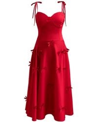 RainSisters - Midi Sundress: Little Bows - Lyst