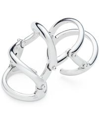 Lucy Quartermaine - Drop Armour Ring With Double Hinge - Lyst