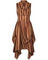 Atom Label - Wrap Ruched Dress - Lyst