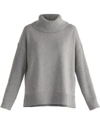 Paisie - Polo Neck Jumper With Ribbed Details - Lyst