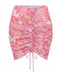 Plivati - Zora Mesh Skirt — Ruža - Lyst