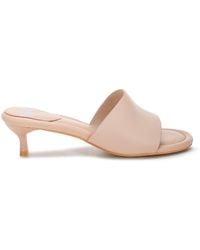 Rag & Co - Neutrals Vizzini Kitten Heel Sandals - Lyst