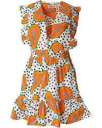 Pineapples Don't Have Sleeves - Pepa Papaya Dress - Lyst