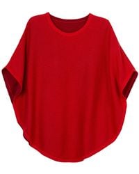 Cove - Flora Cotton Cashmere Reversible Poncho & Spice - Lyst