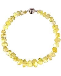 Mineralgems•Studio - Citrine Quartz Statement Necklace - Lyst