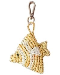 LIKHÂ - Fish Raffia Bag Charm - Lyst