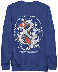 Anchor and Crew - Team Royal Koi Fish Another Good Day Cotton Blend Sweatshirt - Lyst