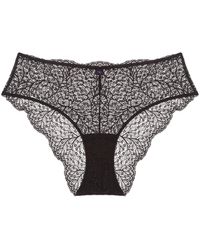 Journelle - Allegra High Rise Brief Noir - Lyst