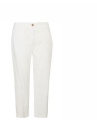 Haris Cotton - High Waisted Linen -Blend Pants With External Pockets - Lyst