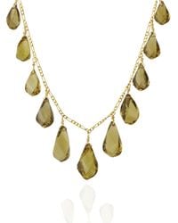 MOUNIR LONDON - Cognac Quartz Statement Necklace - Lyst