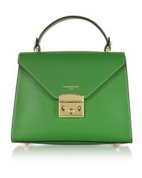Le Parmentier - Peggy Leather Top Handle Satchel Bag - Lyst