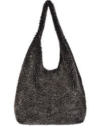 Owen Barry - Sheepskin Shoulder Slouchy Bag Hurricane - Lyst