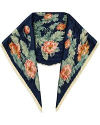 Saachi - Floral Pleated Bandana - Lyst