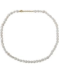 Kiri & Belle - Alyssa Baroque Pearl Adjustable Choker Necklace - Lyst