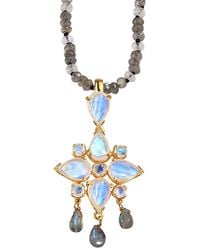 Emma Chapman Jewels - Moonstone Labradorite Pendant - Lyst