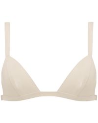 Elissa Poppy - Latex Triangle Bra - Lyst