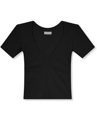 Marianne by Marie Jordane - Mila Pointelle Jersey Top - Lyst