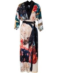 ARTISTA - Artist Printed Long Dress - Lyst