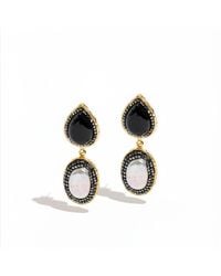 Ornare the Label - Olivia Earrings – Onyx & Pearl - Lyst