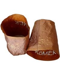 Romer Millinery - Morphy Moldable Silk Cuff Bronze Set Of Two - Lyst