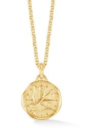 Dower & Hall - Flying Swallow Talisman Necklace - Lyst