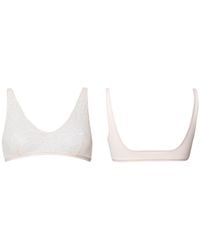 Bott Lingerie - Soft Lace Bralette – Rosé - Lyst