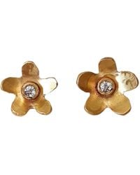 Lily Flo Jewellery - Daisy 9K Solid And Lab Grown Diamond Stud Earrings - Lyst
