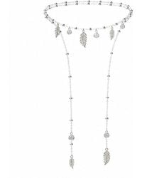 Ormiro - Aura Feather Lariat Necklace - Lyst