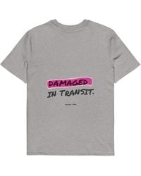 Anchor and Crew - Heather Out For Delivery Annotations Organic Cotton T-Shirt - Lyst