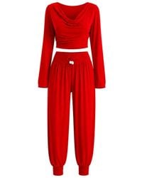 Maison De Gala - Valerie Scarlet Drape Set - Lyst